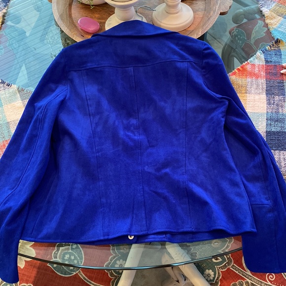 Faux suede jacket, machine washable - Picture 4 of 5